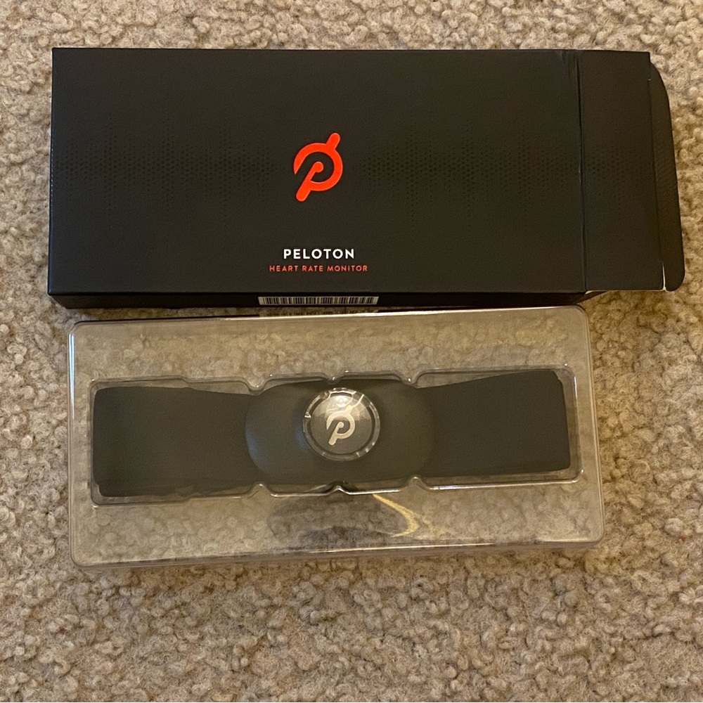 Peloton Black Heart Rate Monitor- Brand New